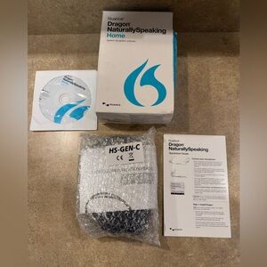 Nuance Dragon K409A-G00-13.0 NaturallySpeaking 13 Home Software New Open Box
